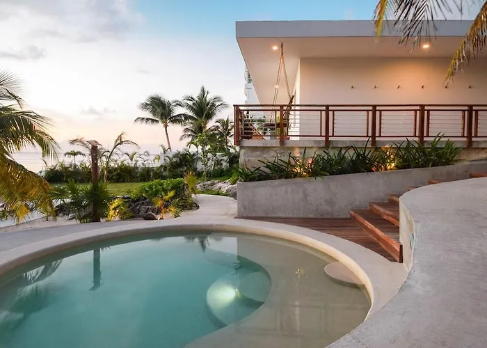 Gorgeous Beachfront Villa Cozumel Paradise